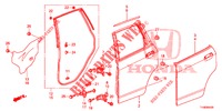 PAINEL PORTA TRASEIRA(4 PORTAS)  para Honda JAZZ 1.4 SPH 5 portas totalmente automática CVT 2014