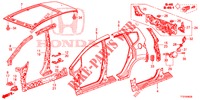 PAINEIS EXTERIOR/PAINEL TRASEIRO  para Honda JAZZ 1.2 S 5 portas 5 velocidades manuais 2015