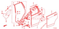 PAINEL PORTA TRASEIRA(4 PORTAS)  para Honda JAZZ 1.4 LUXURY 5 portas totalmente automática CVT 2015