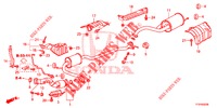 TUBO ESCAPE/SILENCIADOR (PGM FI)  para Honda JAZZ 1.4 LS 5 portas totalmente automática CVT 2015