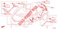 CABLAGEM (LH) (5) para Honda JAZZ 1.4 LSH 5 portas totalmente automática CVT 2015