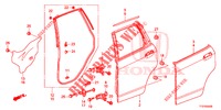 PAINEL PORTA TRASEIRA(4 PORTAS)  para Honda JAZZ 1.4 LSP 5 portas 5 velocidades manuais 2015