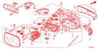 RETROVISOR/PALA SOL (VIRAGE AUTOMATIQUE) para Honda JAZZ 1.4 LSP 5 portas 5 velocidades manuais 2015