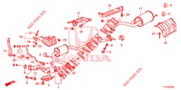 TUBO ESCAPE/SILENCIADOR (PGM FI)  para Honda JAZZ 1.4 LSPH 5 portas 5 velocidades manuais 2015