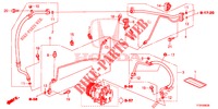AR CONDICIONADO (FLEXIBLES/TUYAUX) (LH) para Honda JAZZ 1.4 SP 5 portas 5 velocidades manuais 2015