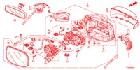 RETROVISOR/PALA SOL (VIRAGE AUTOMATIQUE) para Honda JAZZ 1.4 SP 5 portas 5 velocidades manuais 2015
