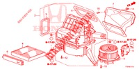 VENTILADOR AQUECEDOR (LH) para Honda JAZZ 1.4 SP 5 portas 5 velocidades manuais 2015