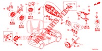 UNIDADE CONTROLO (CABINE) (2) (LH) para Honda JAZZ 1.3 ELEGANCE 5 portas 6 velocidades manuais 2019