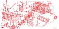 BLOCO CILINDROS/CARTER OLEO  para Honda JAZZ HYBRID LUXURY 5 portas totalmente automática CVT 2015