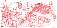 BLOCO CILINDROS/CARTER OLEO (1.2L/1.3L/1.4L) para Honda JAZZ 1.4 LS 5 portas totalmente automática CVT 2014
