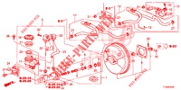 BOMBA PRINCIPAL TRAVOES/SERVO FREIO (LH) para Honda JAZZ 1.4 LS 5 portas totalmente automática CVT 2014