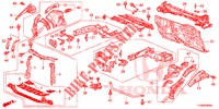 DIVISORIA FRENTE/TABLIER  para Honda JAZZ 1.4 LS 5 portas totalmente automática CVT 2014