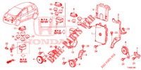 UNIDADE CONTROLO (COMPARTIMENT MOTEUR) (LH) para Honda JAZZ 1.4 LS 5 portas totalmente automática CVT 2014