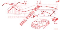 ANTENA/ALTIFALANTE (LH) para Honda CIVIC 1.4 S 5 portas 6 velocidades manuais 2014