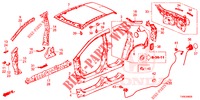 PAINEIS EXTERIOR/PAINEL TRASEIRO  para Honda CIVIC DIESEL 1.6 EXECUTIVE 5 portas 6 velocidades manuais 2014