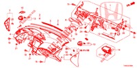 SUPERIOR PAINEL INSTR (LH) para Honda CIVIC DIESEL 1.6 EXECUTIVE 5 portas 6 velocidades manuais 2014
