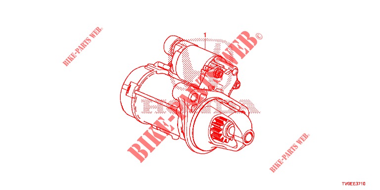 MOTOR ARRANQUE (DENSO) (DIESEL) para Honda CIVIC DIESEL 1.6 EXECUTIVE 5 portas 6 velocidades manuais 2014
