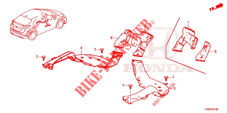 TUBO METALICO ALIMENTACAO/TUBO METALICO VENTILACAO  para Honda CIVIC DIESEL 1.6 EXECUTIVE 5 portas 6 velocidades manuais 2014