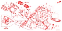 GUARNICAO INSTRUMENTOS (COTE DE PASSAGER) (LH) para Honda CIVIC DIESEL 1.6 S 5 portas 6 velocidades manuais 2014