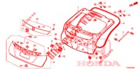 PAINEL PORTA TRASEIRA(2 PORTAS)  para Honda CIVIC DIESEL 1.6 S 5 portas 6 velocidades manuais 2014