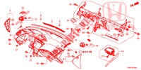SUPERIOR PAINEL INSTR (LH) para Honda CIVIC DIESEL 1.6 S 5 portas 6 velocidades manuais 2014