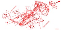 TAPETE PISO/ISOLADOR  para Honda CIVIC 1.8 COMFORT 5 portas automática de 5 velocidades 2014