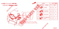 FICHA ELECTRICA (ARRIERE) para Honda CIVIC DIESEL 1.6 COMFORT EURO 6 5 portas 6 velocidades manuais 2015