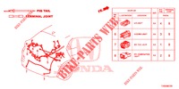 FICHA ELECTRICA (ARRIERE) para Honda CIVIC DIESEL 1.6 EXECUTIVE EURO 6 5 portas 6 velocidades manuais 2015