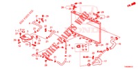 TUBO FLEXIVEL RADIADOR/DEPOSITO RESERVA (DIESEL) para Honda CIVIC DIESEL 1.6 S 5 portas 6 velocidades manuais 2015