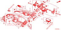 SUPERIOR PAINEL INSTR (LH) para Honda CIVIC 1.5 PRESTIGE 5 portas 6 velocidades manuais 2018