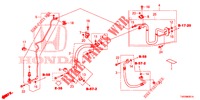 AR CONDICIONADO (FLEXIBLES/TUYAUX) (DIESEL) (2.2L) (LH) para Honda CIVIC DIESEL 2.2 EXCLUSIVE 5 portas 6 velocidades manuais 2013