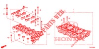 CABECA MOTOR (DIESEL) (2.2L) para Honda CIVIC DIESEL 2.2 EXCLUSIVE 5 portas 6 velocidades manuais 2013
