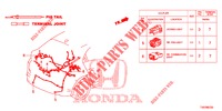 FICHA ELECTRICA (ARRIERE) para Honda CIVIC DIESEL 2.2 EXCLUSIVE 5 portas 6 velocidades manuais 2013