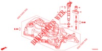INJECTOR COMBUSTIVEL (DIESEL) (2.2L) para Honda CIVIC DIESEL 2.2 EXCLUSIVE 5 portas 6 velocidades manuais 2013