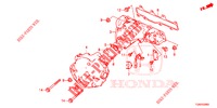 ISOLADOR CARBURADOR/ COLECTOR ADMISSAO  para Honda CIVIC DIESEL 1.6 ENTRY 5 portas 6 velocidades manuais 2018