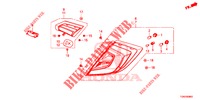 LUZ TRASEIRA/LUZ MATRICULA (PGM FI)  para Honda CIVIC DIESEL 1.6 ENTRY 5 portas 6 velocidades manuais 2018