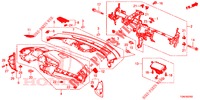SUPERIOR PAINEL INSTR (LH) para Honda CIVIC DIESEL 1.6 ENTRY 5 portas 6 velocidades manuais 2018