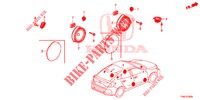 ANTENA/ALTIFALANTE  para Honda CIVIC DIESEL 1.6 MID 5 portas 6 velocidades manuais 2018