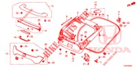 PAINEL PORTA TRASEIRA(2 PORTAS)  para Honda CIVIC DIESEL 1.6 MID 5 portas automática de 9 velocidades 2018