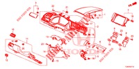 GUARNICAO INSTRUMENTOS (COTE DE CONDUCTEUR) (LH) para Honda CIVIC DIESEL 1.6 S 5 portas 6 velocidades manuais 2018