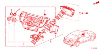 MODULO CENTRAL (NAVIGATION) para Honda ACCORD 2.0 EX 4 portas automática de 5 velocidades 2013