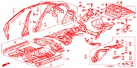 PISO/PAINEIS INTERIORES  para Honda ACCORD 2.0 EX 4 portas automática de 5 velocidades 2013