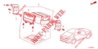UNIDADE DE AUDIO (NAVIGATION) para Honda ACCORD 2.0 EX 4 portas automática de 5 velocidades 2013