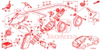 ANTENA RADIO/ALTIFALANTE (RH) para Honda ACCORD TOURER 2.0 S 5 portas automática de 5 velocidades 2015
