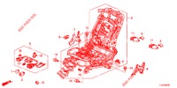 COMP. BANCO FR. (D.) (SIEGE REGLAGE MANUEL) para Honda ACCORD TOURER 2.0 S 5 portas automática de 5 velocidades 2015