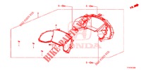VELOCIMETRO (NS) para Honda CIVIC DIESEL 1.6 MID 4 portas automática de 9 velocidades 2018