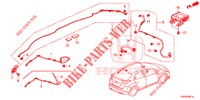 ANTENA/ALTIFALANTE (RH) para Honda CIVIC 1.4 ES 5 portas 6 velocidades manuais 2012