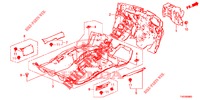 TAPETE PISO/ISOLADOR  para Honda CIVIC 1.4 ES 5 portas 6 velocidades manuais 2012