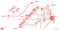 TUBO FLEXIVEL LAVA/CONDUTA (1.4L) (RH) para Honda CIVIC 1.4 ES 5 portas 6 velocidades manuais 2012