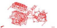 CONJ. MOTOR/CONJ. CAIXA VELOCIDADES (1.4L) para Honda CIVIC 1.4 S 5 portas 6 velocidades manuais 2012